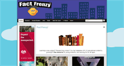 Desktop Screenshot of factfrenzy.com